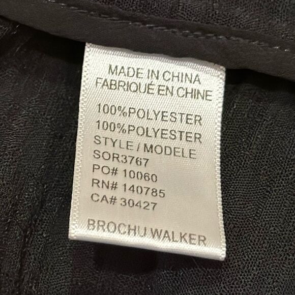 BROCHU WALKER Women's Kaia Blouse Black S - Picture 4 of 6